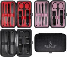Manicure Pedicure Cuidados com as Unhas Profissional 7 peças Conjunto de Presente com Estojo Mini Kit de Viagem comprar usado  Enviando para Brazil