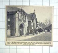 1936 Public Filing Past Coffin Of King George Sandringham Parish Church comprar usado  Enviando para Brazil