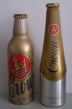 2 garrafas de alumínio Crown Lager comprar usado  Enviando para Brazil