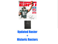 ESPN NFL 2K5 Football - Atualização de lista PS2 PlayStation 2 listas de memória históricas comprar usado  Enviando para Brazil