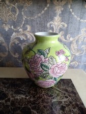 Vintage chinese handpainted for sale  LEAMINGTON SPA
