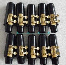 Conjunto com 5 bocal para saxofone alto ligadura palheta e tampa acessórios para sopro de madeira comprar usado  Enviando para Brazil