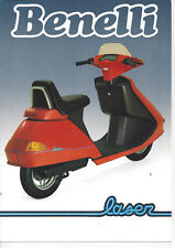 Benelli Laser scooter 49cc Prospekt brochure depliant 1989/´90 comprar usado  Enviando para Brazil