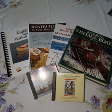 Lote de 4 livros, 2 CDs - Aprenda a construir barcos de madeira, restauração; Vintage e outros comprar usado  Enviando para Brazil