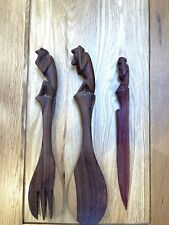 Wooden african tribal for sale  ST. NEOTS