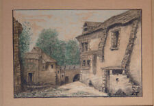 Dessin aquarellé papier d'occasion  Bédarieux