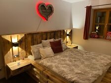 Bett paletten 200x180 gebraucht kaufen  Holzkirchen