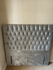 headboard double bed velvet for sale  MACCLESFIELD