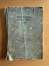Usado, San Rafael Cook Book California 1906 San Francisco Earthquake Marin History Rare comprar usado  Enviando para Brazil