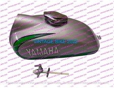 YAMAHA LT 100 ENDURO PRATA AÇO VERDE GASOLINA TANQUE DE COMBUSTÍVEL + TAMPA TORNEIRA /COMPATÍVEL comprar usado  Enviando para Brazil