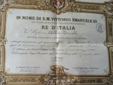 Diploma laurea chimica usato  Viu