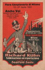 1921 richard kuhn usato  Cremona