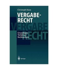 Vergaberecht grundlagen verfah gebraucht kaufen  Trebbin