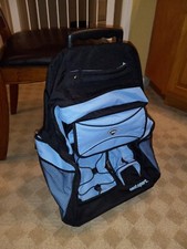 Mochila de viagem Eastsport rolante duas rodas alça telescópica roda menor ferrugem comprar usado  Enviando para Brazil