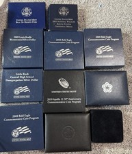 Lote de 11 moedas e medalhas de prata de US$ 1 da coleção comprar usado  Enviando para Brazil