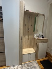 Garderobenschrank holz länge gebraucht kaufen  Berlin