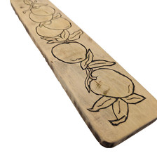 Vtg pyrography apple for sale  Arrow Rock
