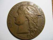 Medaille bronze republique d'occasion  Lormes