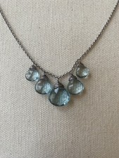 Topaz teardrop sterling for sale  Oak Park