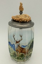 Antiker glas bierkrug gebraucht kaufen  Gundelfingen a.d.Donau