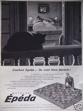 Publicité 1958 matelas d'occasion  Compiègne