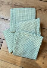 4 painéis de bolso Pottery Barn Kids cortina Gingham vara verde algodão 42 x 93 comprar usado  Enviando para Brazil