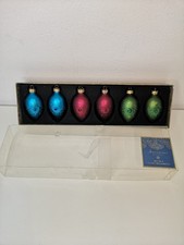 Teardrop glass baubles for sale  ROTHERHAM