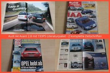 Audi A4 Avant 2.8 mit 193PS Literaturpaket - 2 komplette Zeitschriften, usado comprar usado  Enviando para Brazil