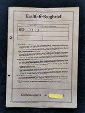 1970 kfz brief gebraucht kaufen  Schiffdorf