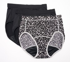 Conjunto de 3 calcinhas Breezies à prova de vazamento corte alto pacote preto P novo comprar usado Conjunto de 3 calcinhas Breezies à prova de vazamento corte alto pacote preto P novo comprar usado  Enviando para Brazil