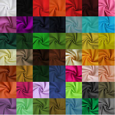 Plain polycotton fabric for sale  SOUTHALL
