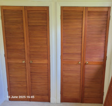 Wooden louvre doors for sale  ALTRINCHAM