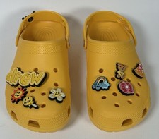 Novo Crocs Justin Bieber Drew House M7 W9 Berloques Amarelo Canário tamanco sapato jibbitz comprar usado  Enviando para Brazil