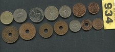 Lote de 14 monedas de África Oriental Británica y Uganda segunda mano  Embacar hacia Mexico