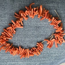 Real coral beads for sale  WORCESTER PARK
