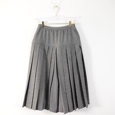 Usado, Calça Valentino Garavani 2 XS cinza lã plissada saia cropped acordeão vintage comprar usado  Enviando para Brazil