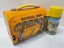 Lancheira e garrafa térmica vintage para ônibus escolar Walt Disney comprar usado  Enviando para Brazil
