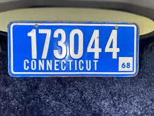 Placa de licença de mini bicicleta Connecticut Whalin' 4,75x2 polegadas metal vintage 4,75 polegadas comprar usado  Enviando para Brazil