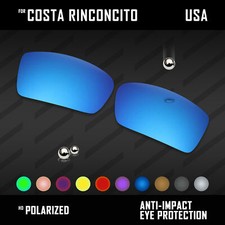 Lentes de reposição polarizadas antirriscos para Costa Del Mar Rinconcito 06S9016 comprar usado  Enviando para Brazil