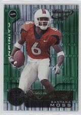 2001 Quantum Leaf Rookie Infinity Green /75 Santana Moss #224 Rookie RC, usado comprar usado  Enviando para Brazil