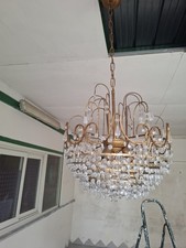 Lampadario vintage bronzo usato  Casalnuovo di Napoli