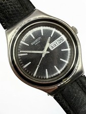 Terno de carvão Swatch Swiss Irony YGS744 nova bateria 36mm LEIA comprar usado  Enviando para Brazil