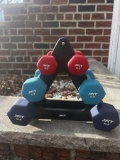 Dumbbells dumbbell rack for sale  Brooklyn