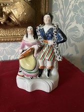 Staffordshire flatback lady for sale  WARRINGTON