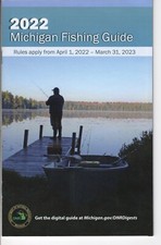 2022 MICHIGAN DNR GUIA DE PESCA REGRAS DE DIGESTÃO LICENÇA DE CAÇADOR - MI-VEER-PATCH comprar usado  Enviando para Brazil