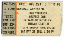 2011 queensryche godsmack for sale  Mount Airy