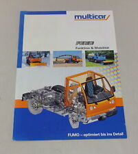 Prospektblatt/Brochure Multicar Fumo The Multi-Talent na sprzedaż  Wysyłka do Poland