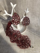 Parure bracciale orecchini usato  Rimini