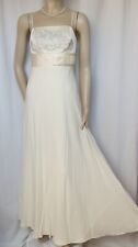 Abendkleid seide ivory gebraucht kaufen  Bad Teinach-Zavelstein