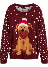 Weihnachtspullover kastanienbr gebraucht kaufen  Deutschland